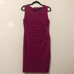 Ivanka Trump Magenta Sheath Dress, 10